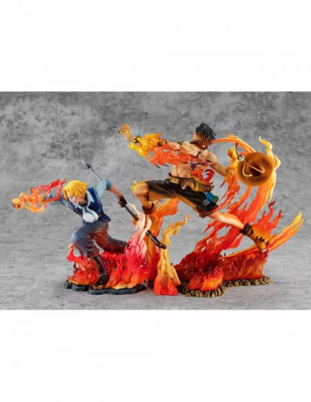 One Piece Estatua PVC Excellent Model P.O.P. Sabo Fire Fist Inheritance Limited Edition 15 cm