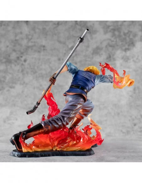 One Piece Estatua PVC Excellent Model P.O.P. Sabo Fire Fist Inheritance Limited Edition 15 cm