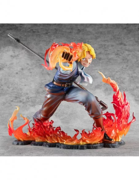 One Piece Estatua PVC Excellent Model P.O.P. Sabo Fire Fist Inheritance Limited Edition 15 cm