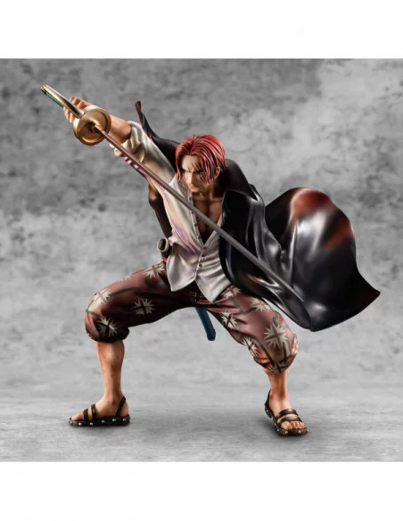 One Piece Estatua PVC P.O.P. Playback Memories Red-haired Shanks 21 cm