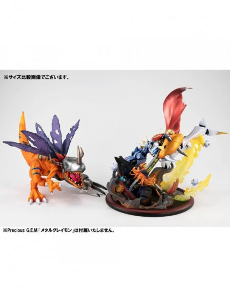 Digimon Adventure: Children's War Game! Estatua PVC VS Series Omegamon vs Diabolomon 34 cm