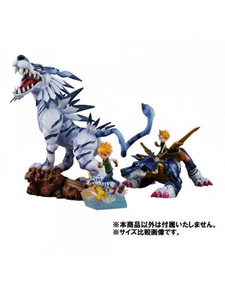 Digimon Adventure Serie G.E.M. Precious Estatua PVC Garurumon Battle Ver. 28 cm