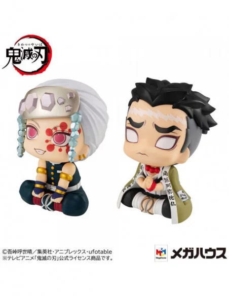 Demon Slayer Kimetsu no Yaiba Estatuas PVC Look Up Tengen Uzui & Gyomei Himejima LTD Ver. 11 cm