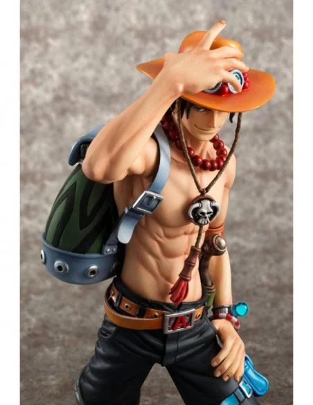 One Piece Estatua PVC Excellent Model NEO-DX Portgas D. Ace 10th Limited Ver. 23 cm