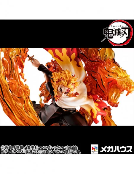 Demon slayer: Kimetsu no Yaiba Kyojuro G.E.M. Precious 1/8 Estatua PVC Rengoku Flame Breathing Fifth Form:Flame Tiger 24 cm