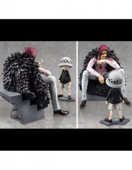 One Piece Estatua 1/8 Excellent Model Limited P.O.P. Corazon & Law Limited Edition 17 cm