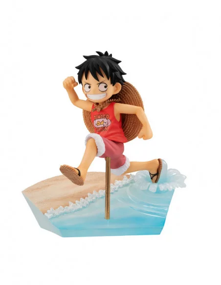 One Piece Serie G.E.M. Estatua PVC Monkey D. Luffy Run! Run! Run! 12 cm