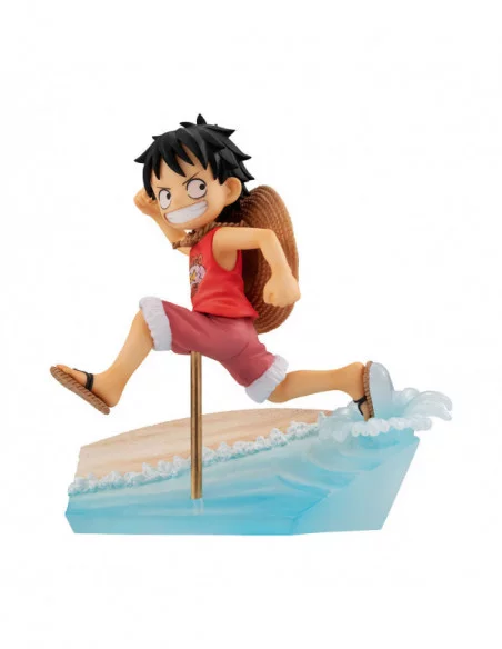 One Piece Serie G.E.M. Estatua PVC Monkey D. Luffy Run! Run! Run! 12 cm