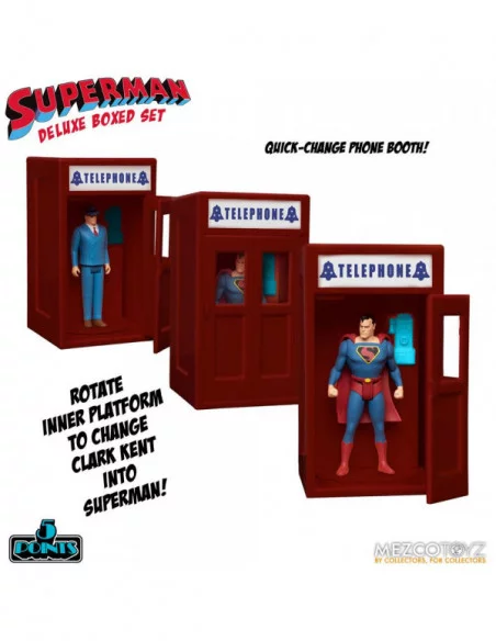 Superman The Mechanical Monsters (1941) Figuras 5 Points Deluxe Box Set 10 cm