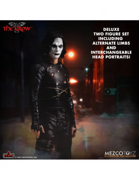 The Crow Figuras 5 Points The Crow Deluxe Set 9 cm