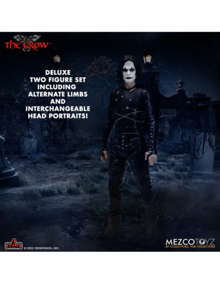 The Crow Figuras 5 Points The Crow Deluxe Set 9 cm