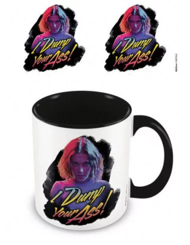 Stranger Things Taza Coloured Inner I Dump Your Ass Retro