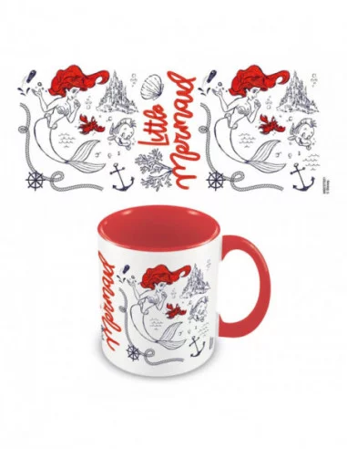 Disney Taza Little Mermaid Red