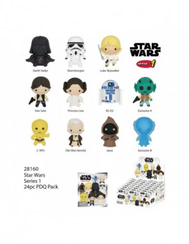 Star Wars Colgantes PVC Series 1 Expositor (24)