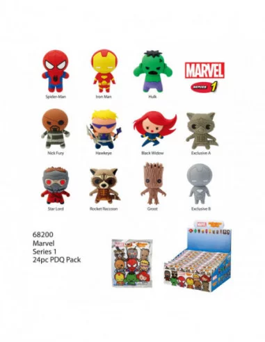 Marvel Colgantes PVC Series 1 Expositor (24)