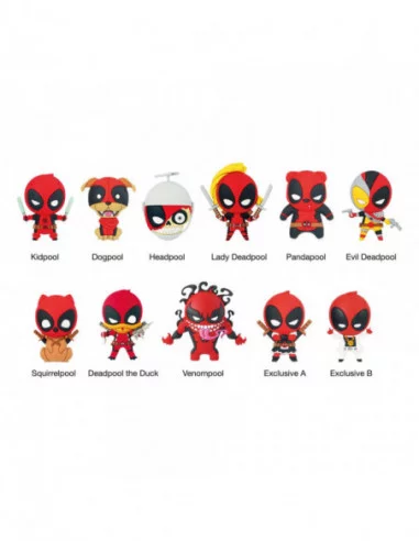 Marvel Colgantes PVC Deadpool Series 3 Expositor (24)