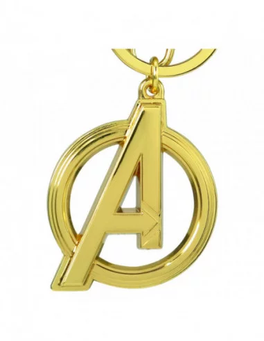 Marvel Llavero metálico Avengers Classic A Logo Gold Colored