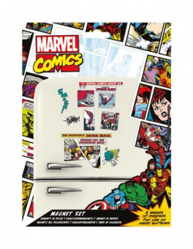 Marvel Comics Set de Imanes Retro Heroes