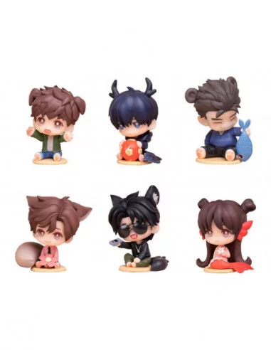 Time Raiders Pack de 6 Figuras ChiBi Cute Animal 5 - 6 cm