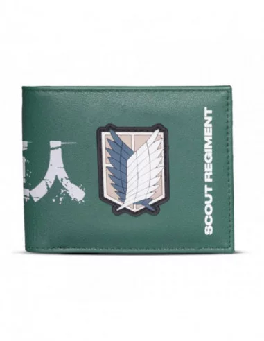 Attack on Titan Monedero Bifold Graphic Patch