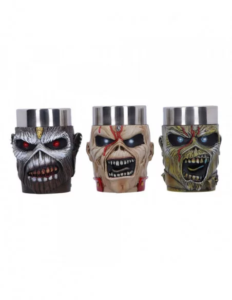 Iron Maiden Pack de 3 Vasos de Chupito Eddie