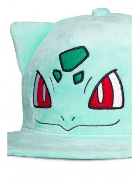 Pokémon Gorra Peluche Snapback Bulbasaur