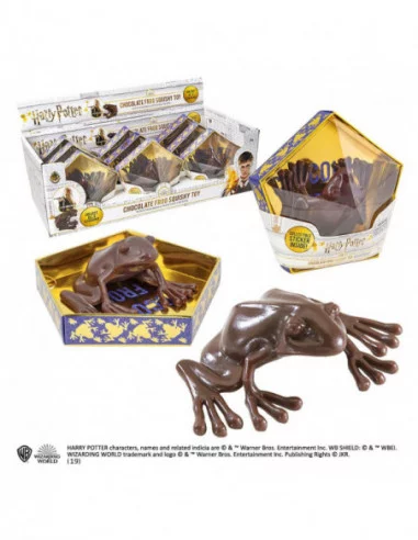 Harry Potter réplica Figura Antiestrés Rana de chocolate Expositor (9)