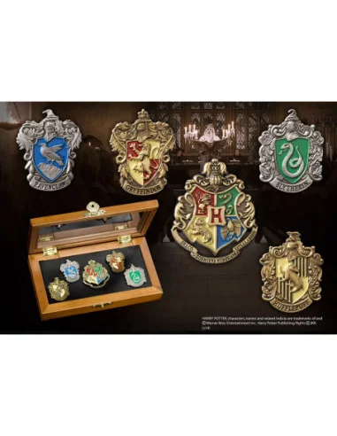 Harry Potter 5 Chapas Collección Casas de Hogwarts