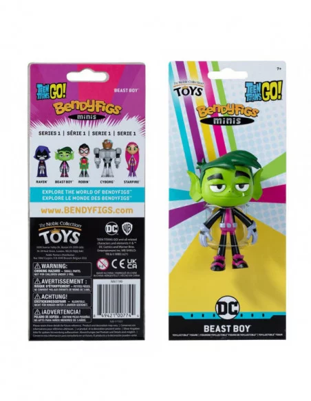 Teen Titans Go! Figura Maleable Bendyfigs Beast Boy 9 cm