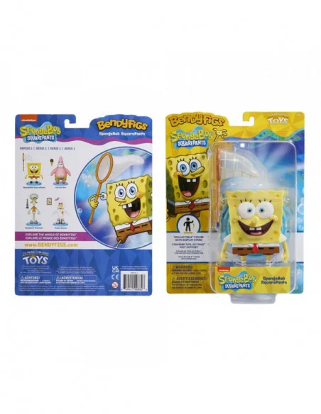 Bob Esponja Figura Maleable Bendyfigs Spongebob 12 cm