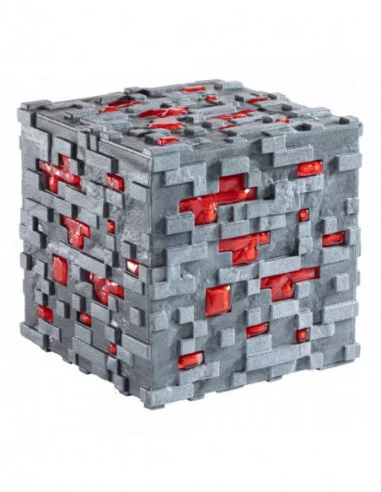 Minecraft Réplica Illuminating Redstone Ore Cube 10 cm