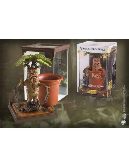 Harry Potter Estatua Magical Creatures Mandrake 13 cm