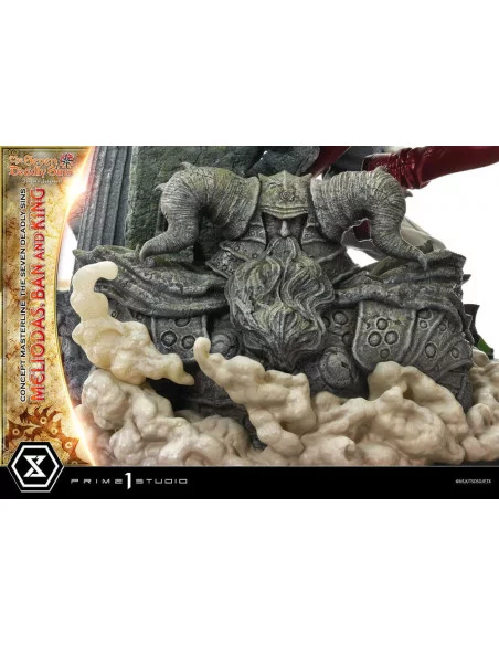 Seven Deadly Sins Concept Masterline Series Estatua Meliodas, Ban and King 55 cm