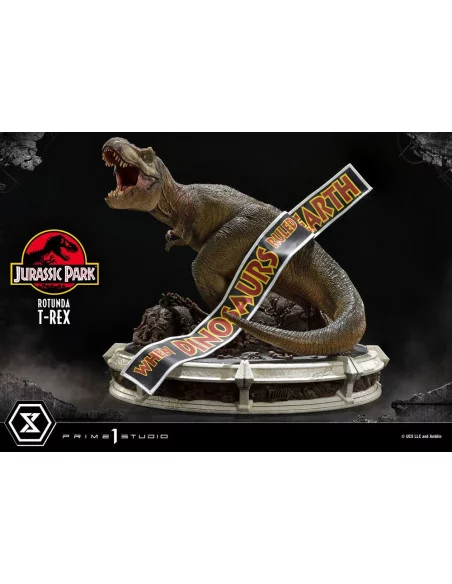 Jurassic Park Estatua 1/6 Rotunda T-Rex 37 cm