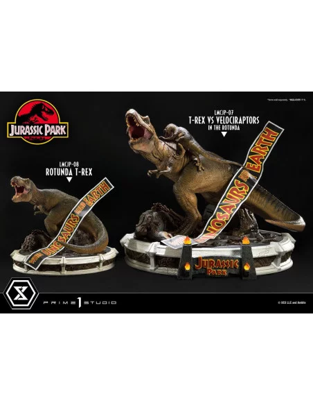 Jurassic Park Estatua 1/6 Rotunda T-Rex 37 cm