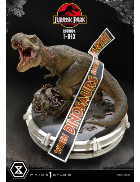 Jurassic Park Estatua 1/6 Rotunda T-Rex 37 cm