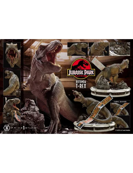 Jurassic Park Estatua 1/6 Rotunda T-Rex 37 cm