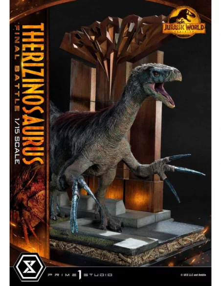 Jurassic World: Dominion Estatua Legacy Museum Collection 1/15 Therizinosaurus Final Battle Regular Version 55 cm