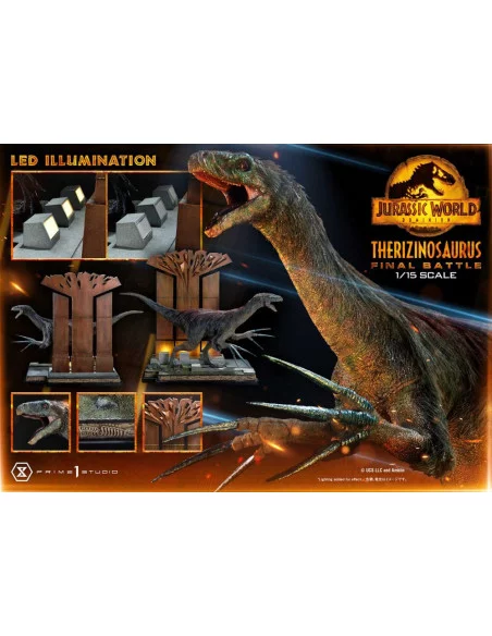 Jurassic World: Dominion Estatua Legacy Museum Collection 1/15 Therizinosaurus Final Battle Regular Version 55 cm