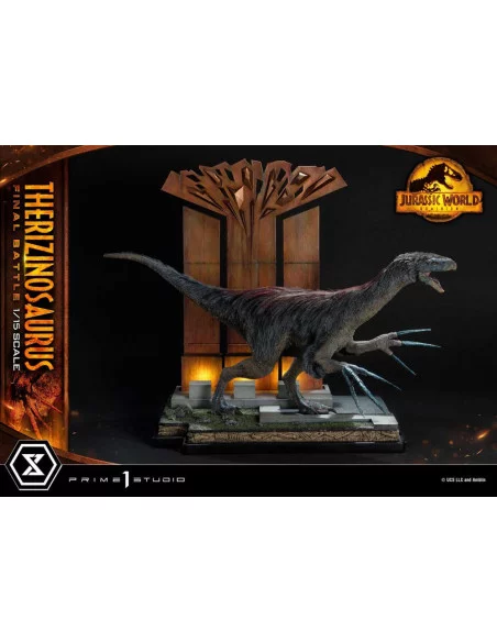 Jurassic World: Dominion Estatua Legacy Museum Collection 1/15 Therizinosaurus Final Battle Regular Version 55 cm