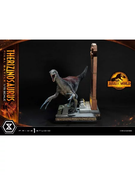 Jurassic World: Dominion Estatua Legacy Museum Collection 1/15 Therizinosaurus Final Battle Regular Version 55 cm