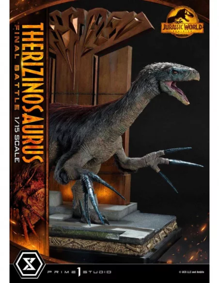 Jurassic World: Dominion Estatua Legacy Museum Collection 1/15 Therizinosaurus Final Battle Regular Version 55 cm