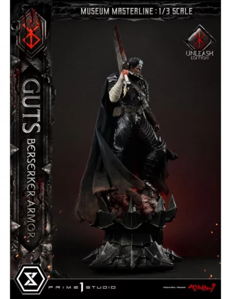 Berserk Estatua Museum Masterline 1/3 Guts Berserker Armor Unleash Edition 121 cm