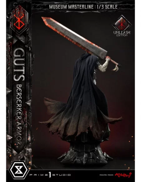 Berserk Estatua Museum Masterline 1/3 Guts Berserker Armor Unleash Edition 121 cm