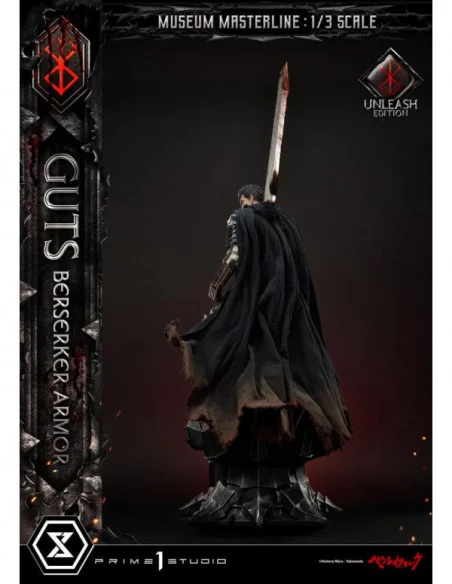 Berserk Estatua Museum Masterline 1/3 Guts Berserker Armor Unleash Edition 121 cm