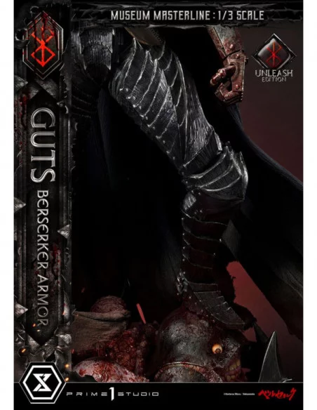 Berserk Estatua Museum Masterline 1/3 Guts Berserker Armor Unleash Edition 121 cm