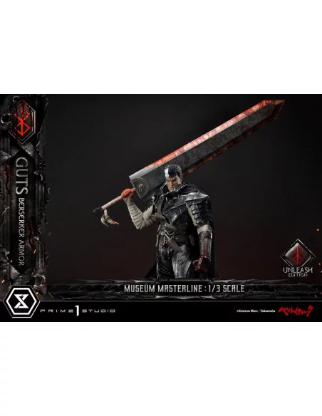 Berserk Estatua Museum Masterline 1/3 Guts Berserker Armor Unleash Edition 121 cm