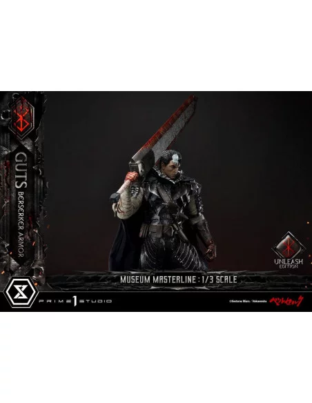 Berserk Estatua Museum Masterline 1/3 Guts Berserker Armor Unleash Edition 121 cm