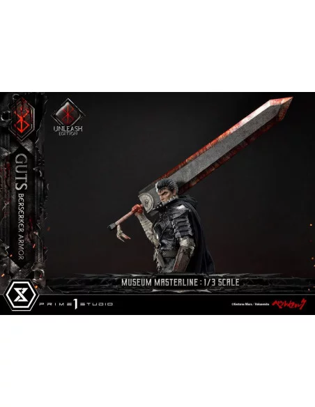 Berserk Estatua Museum Masterline 1/3 Guts Berserker Armor Unleash Edition 121 cm