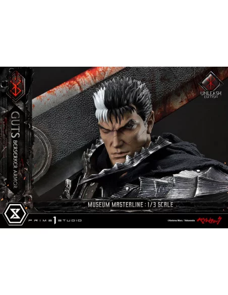 Berserk Estatua Museum Masterline 1/3 Guts Berserker Armor Unleash Edition 121 cm